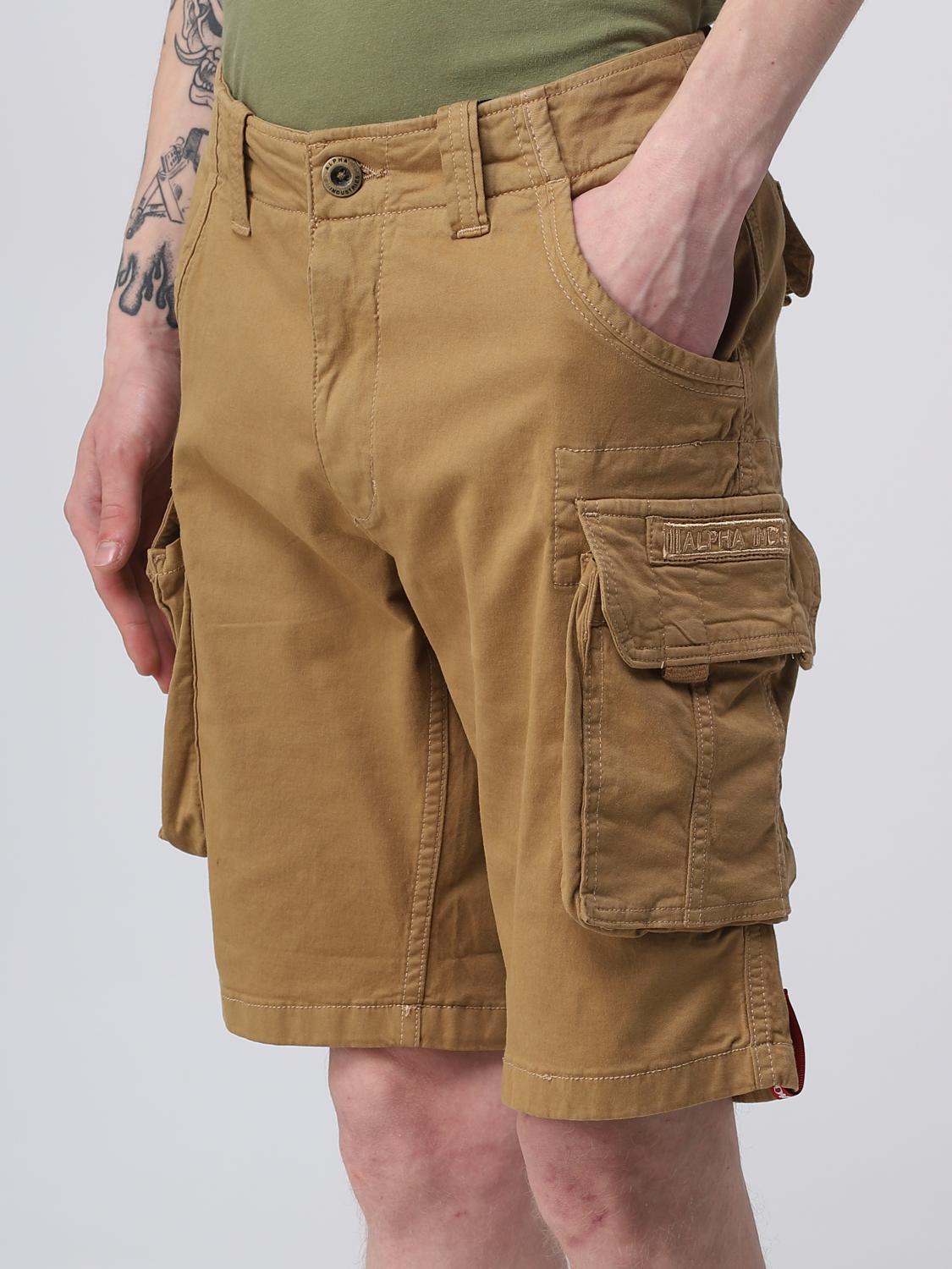 ALPHA INDUSTRIES SHORTS: Short men Alpha Industries, Beige - Img 3