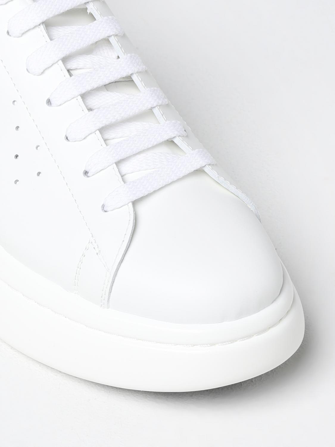 RED(V) SNEAKERS: Sneakers Bowalk Red(V) in pelle, Bianco - Img 4