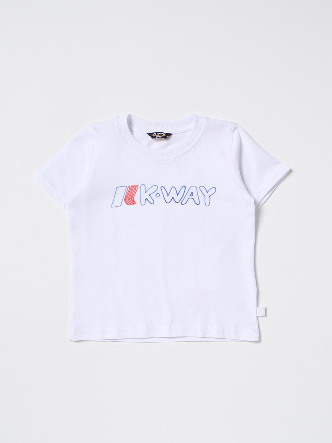 K-WAY T-SHIRT: Jacket kids K-way, White - Img 1
