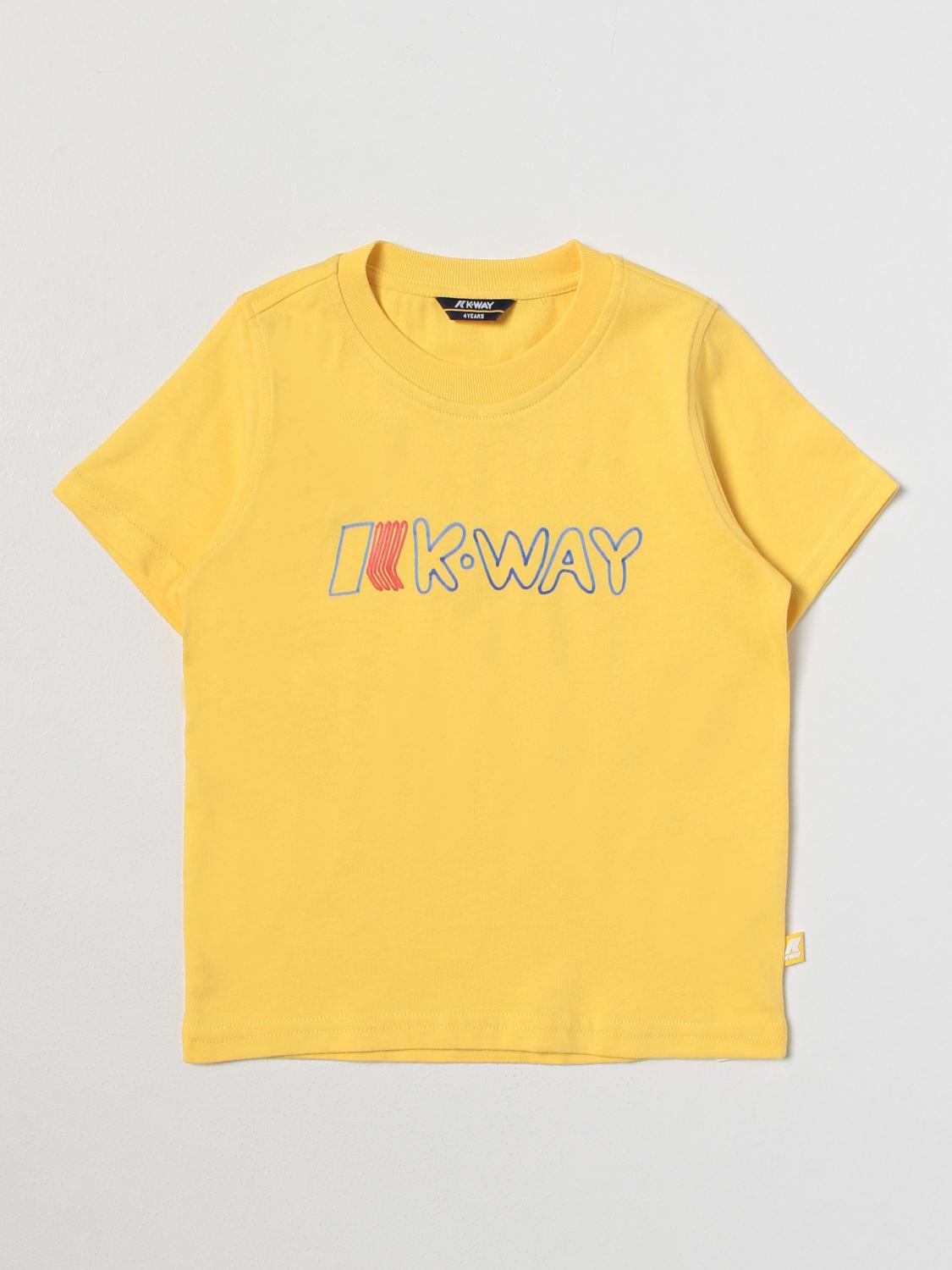 K-WAY ФУТБОЛКА: Куртка Детское K-way, Желтый - Img 1