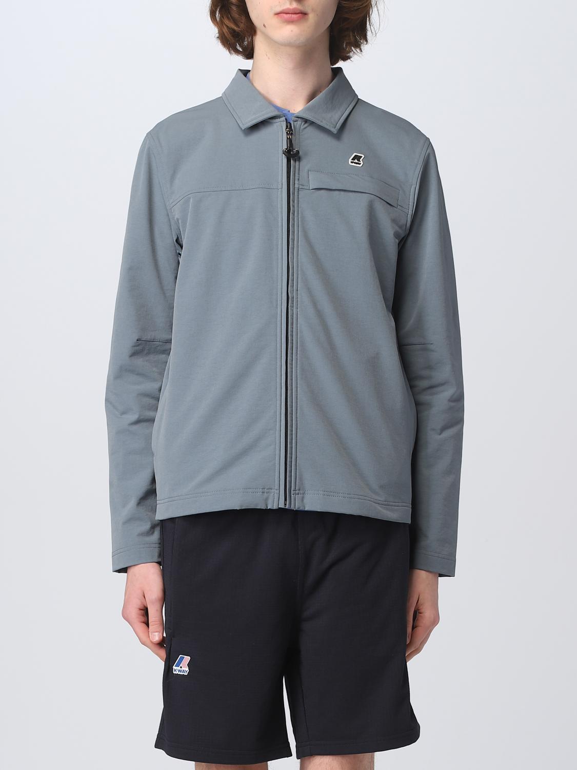 K-WAY JACKET: Jacket men K-way, Grey - Img 1