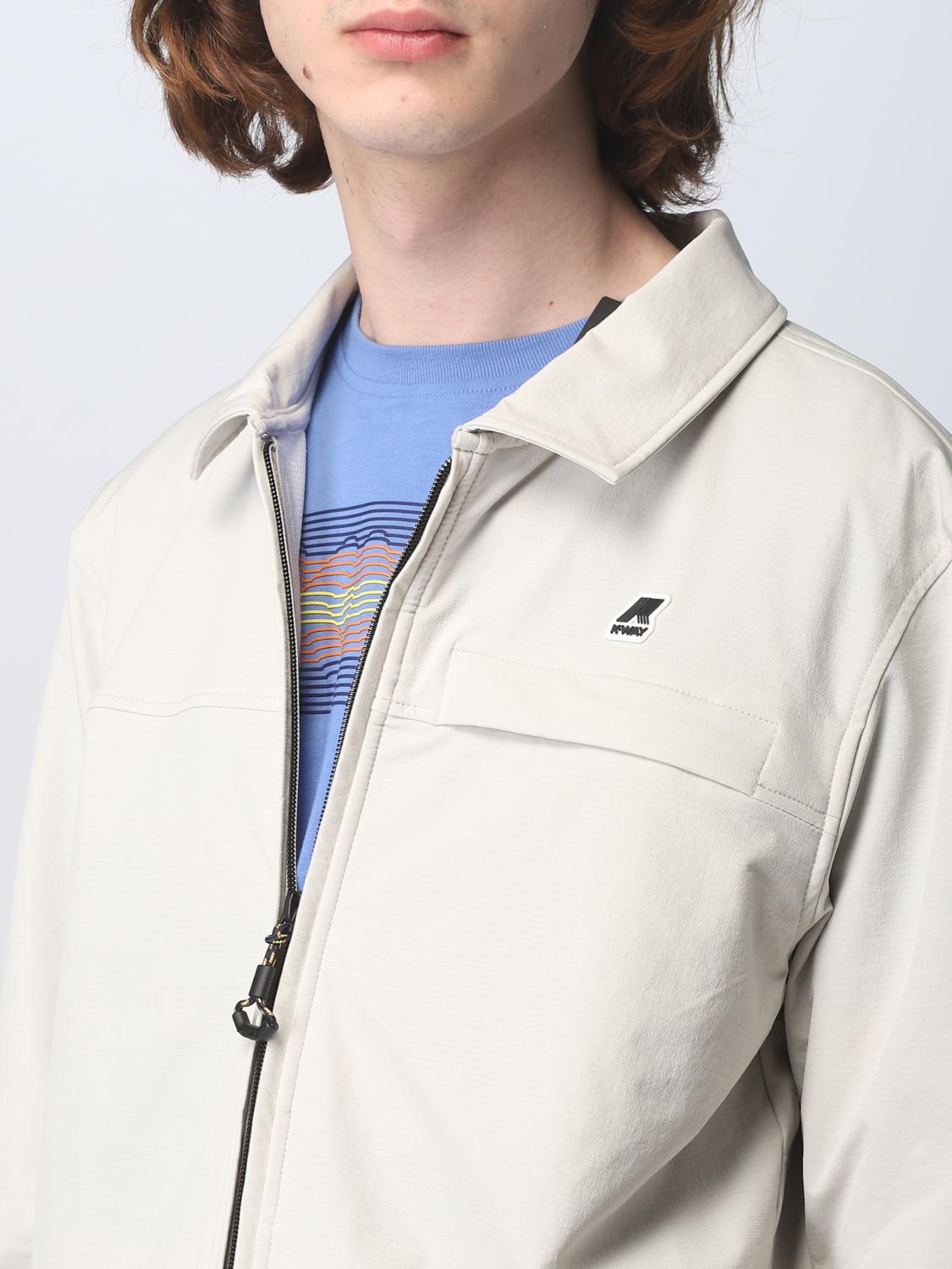 K-WAY JACKET: Jacket men K-way, Beige - Img 4