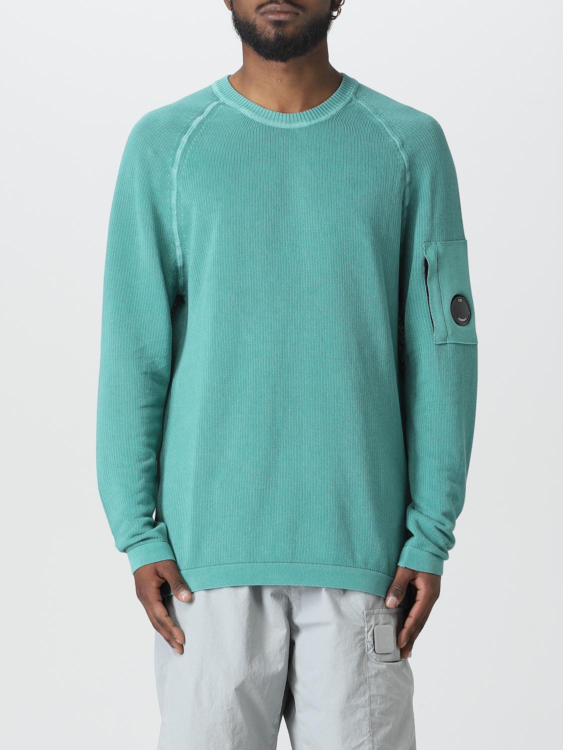 C.P. COMPANY MAGLIA: Maglia C.P. Company in cotone, Acqua - Img 1