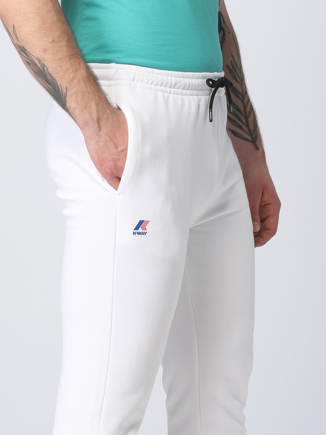 K-WAY HOSE: Hose herren K-way, Weiß - Img 3