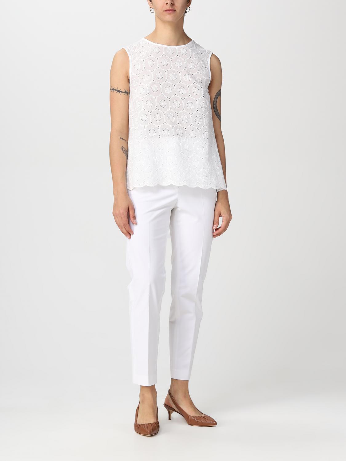 SLOWEAR TOP: Top femme Slower, Blanc - Img 2