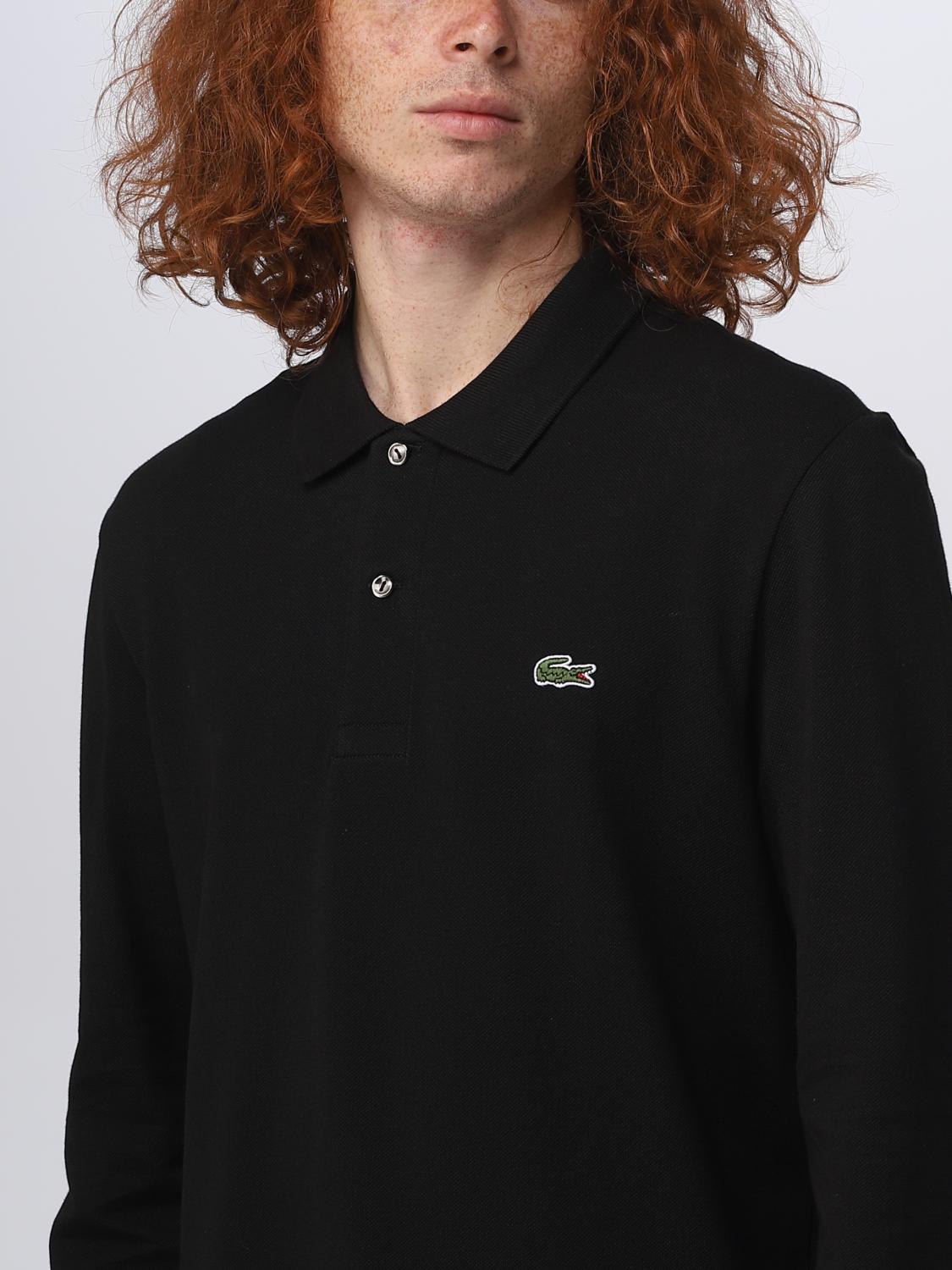 LACOSTE POLO SHIRT: Polo shirt men Lacoste, Black - Img 3