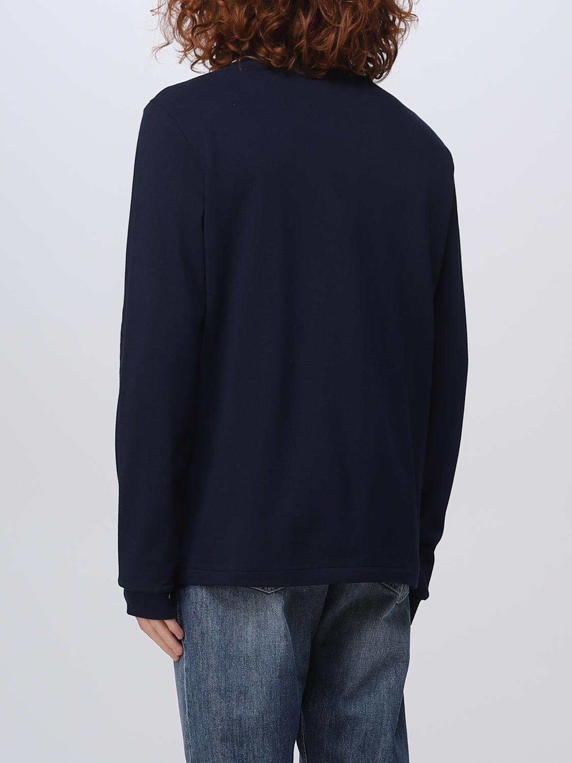 LACOSTE POLO: Polo Lacoste in piqué di cotone, Blue - Img 2