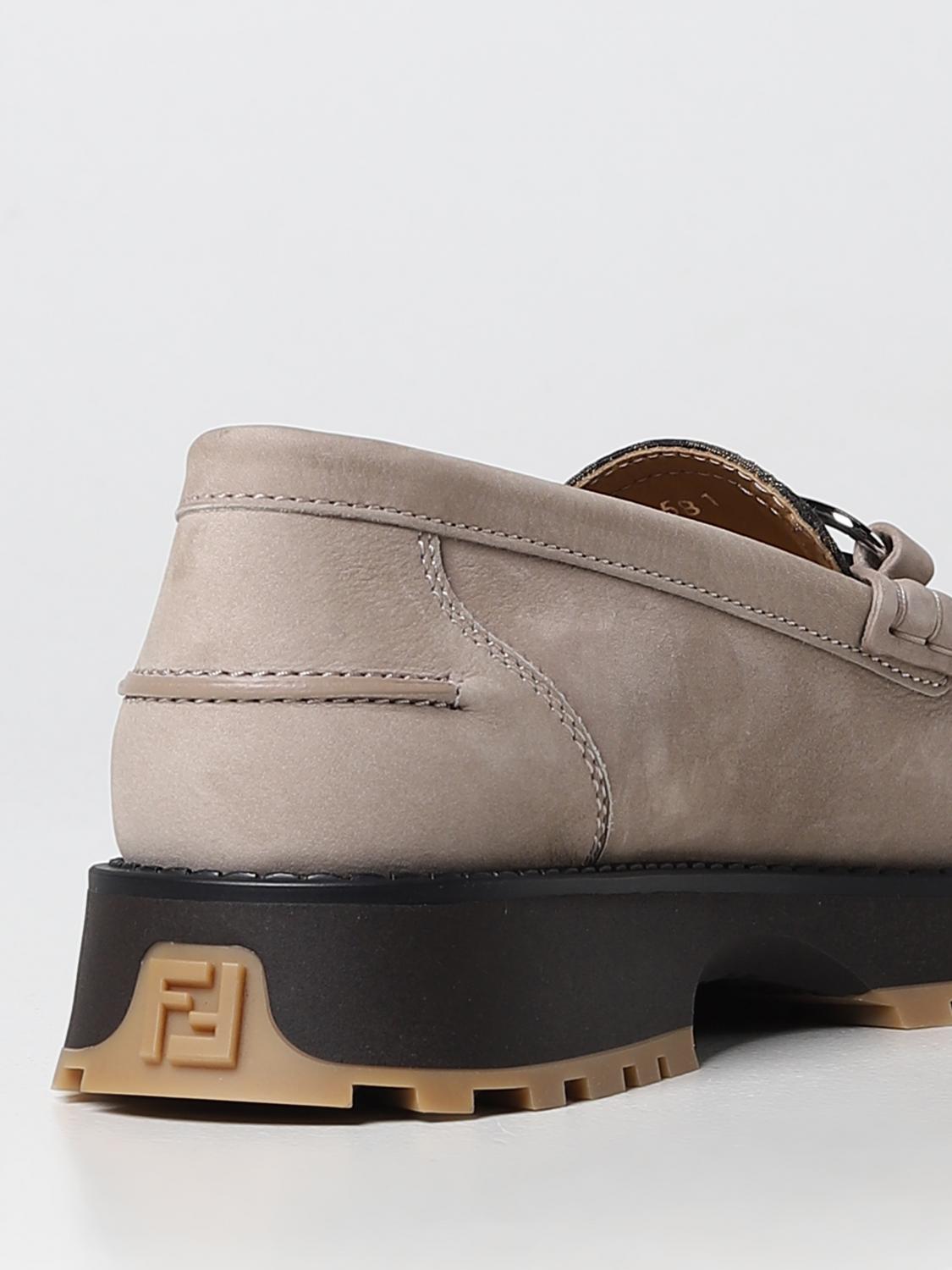 FENDI MOKASSINS: Mokassins herren Fendi, Beige - Img 3