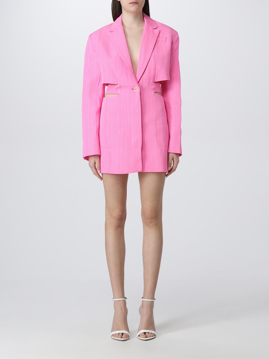 jacquemus pink dress JACQUEMUS La Robe Draggiu in Pink