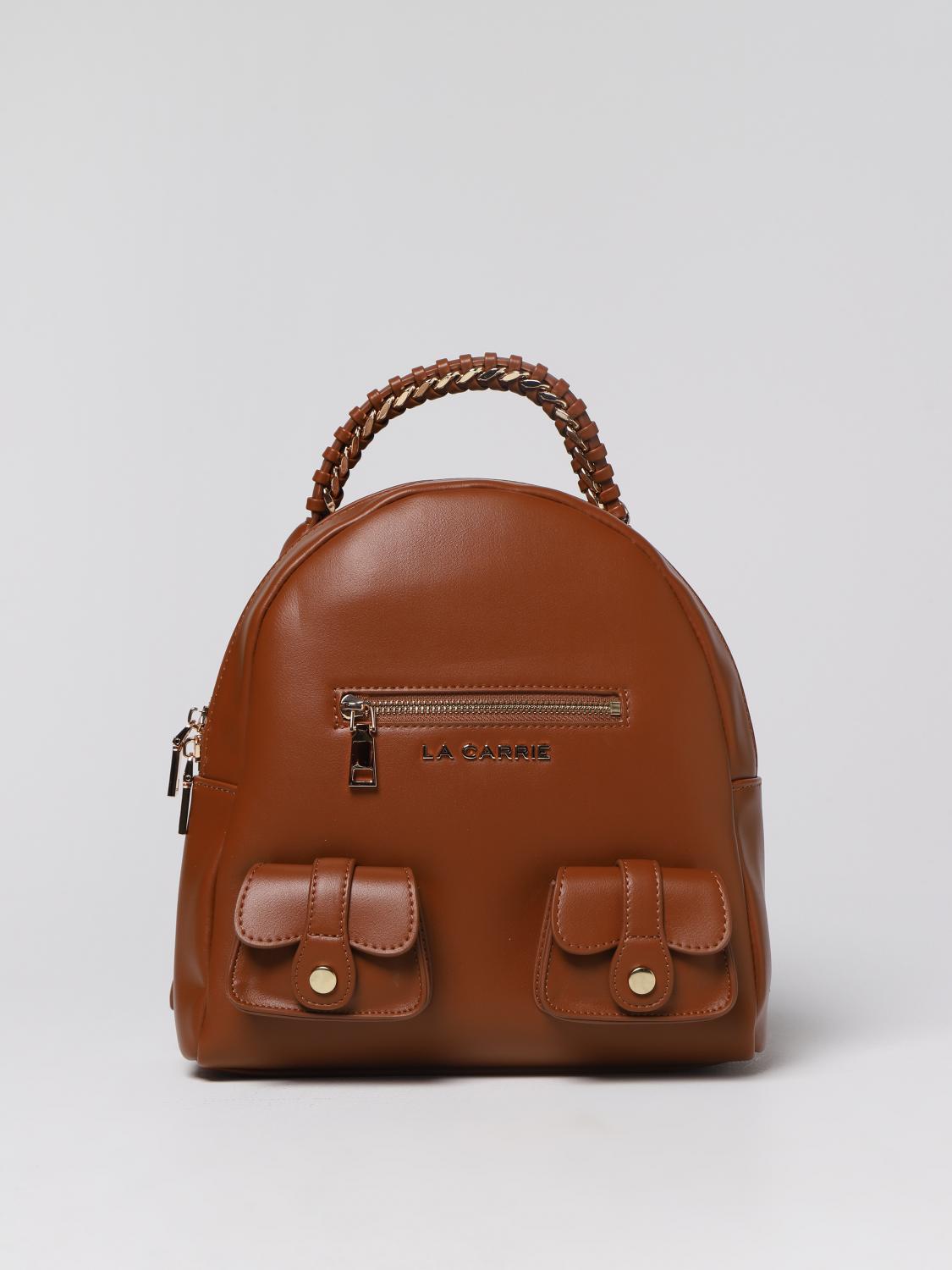 LA CARRIE BORSA A TRACOLLA: Borse a tracolla donna La Carrie, Cuoio - Img 1