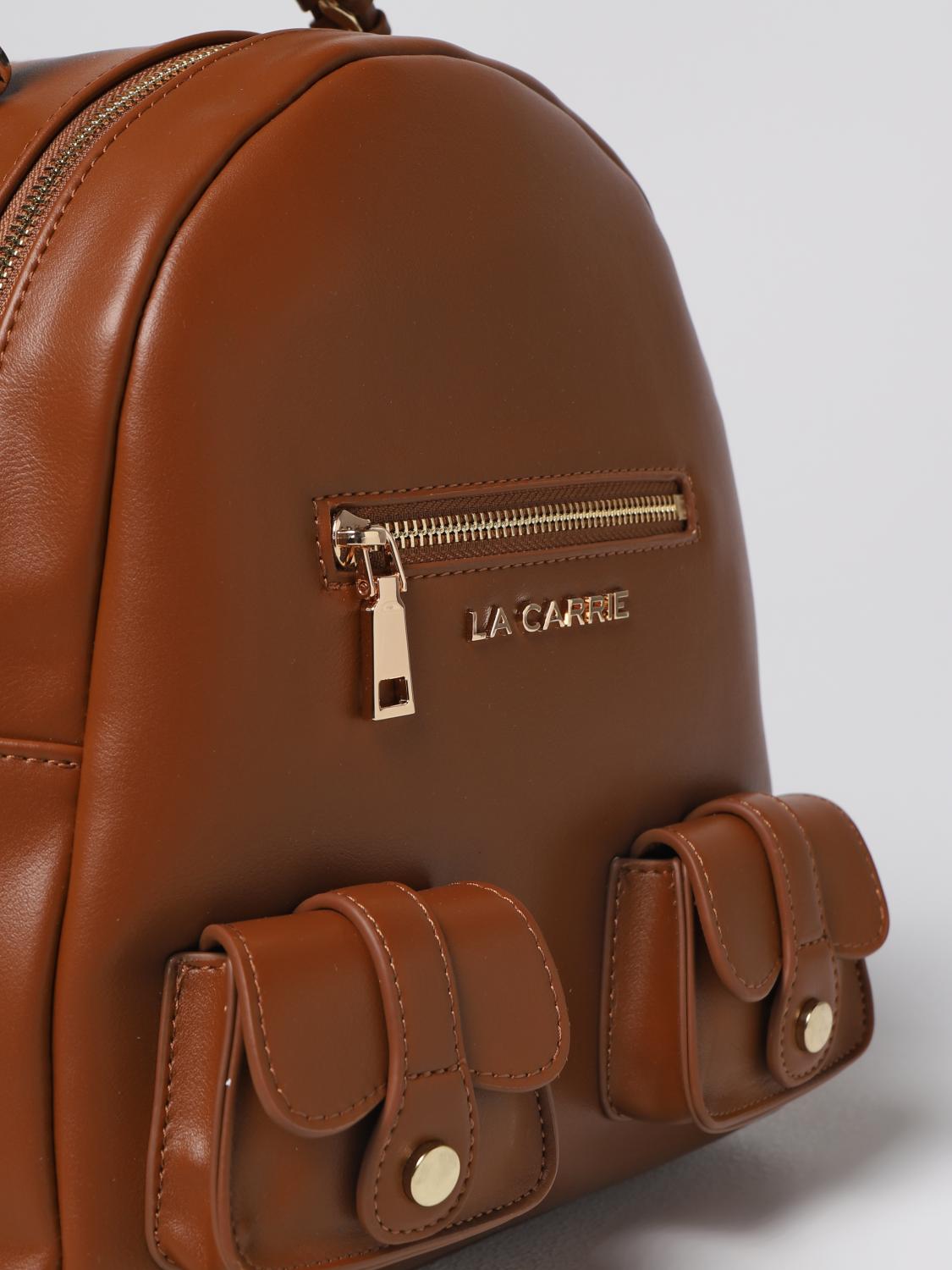 LA CARRIE BORSA A TRACOLLA: Borse a tracolla donna La Carrie, Cuoio - Img 3