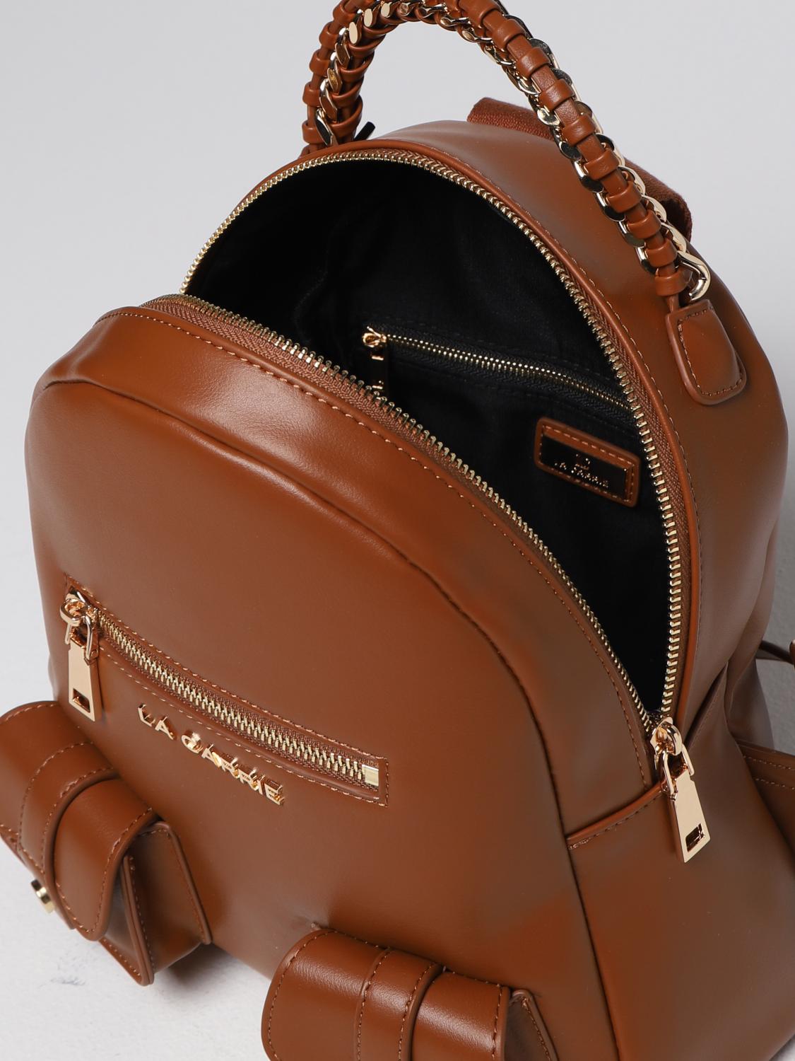 LA CARRIE BORSA A TRACOLLA: Borse a tracolla donna La Carrie, Cuoio - Img 4