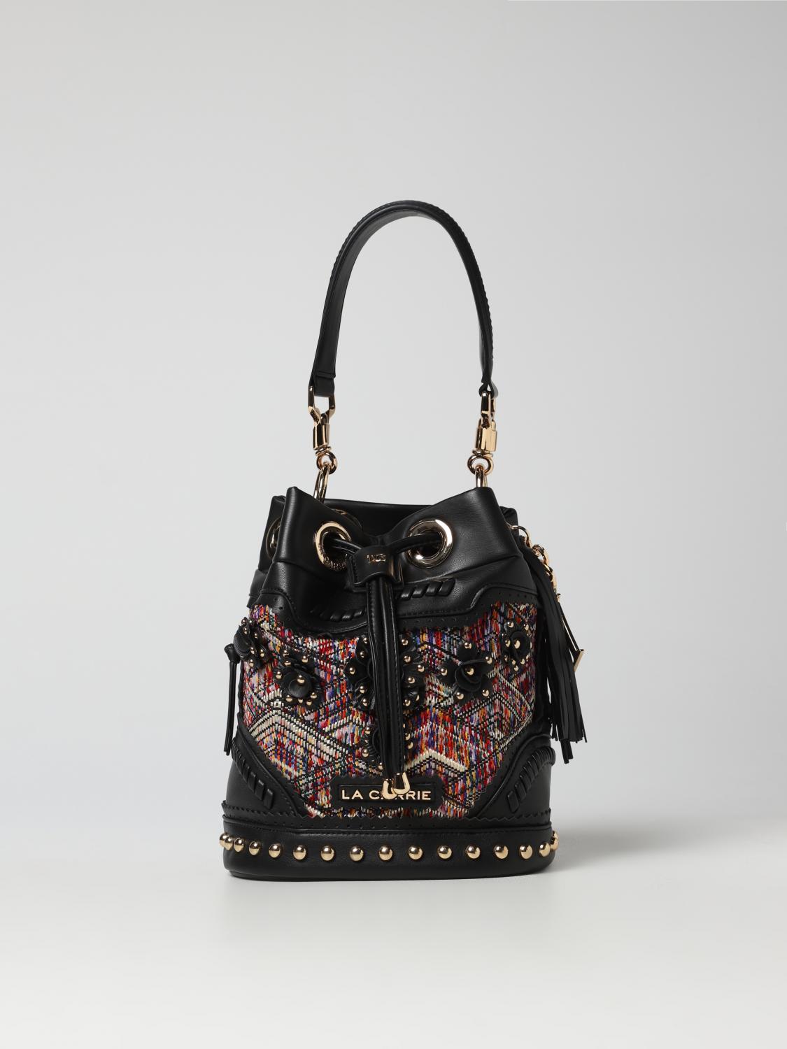 LA CARRIE BOLSO DE HOMBRO: Bandolera mujer La Carrie, Negro - Img 1