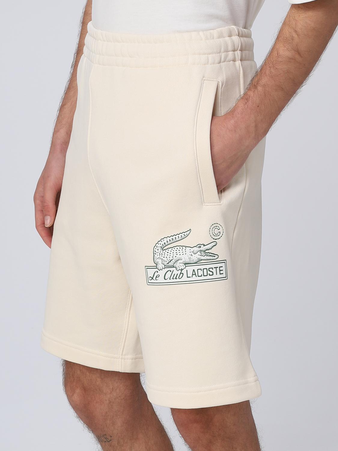 LACOSTE SHORTS: Short men Lacoste, Yellow Cream - Img 4