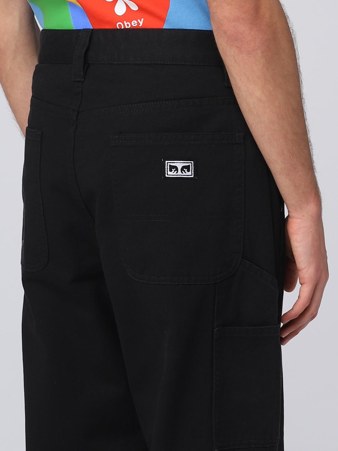 OBEY PANTS: Pants men Obey, Black - Img 3