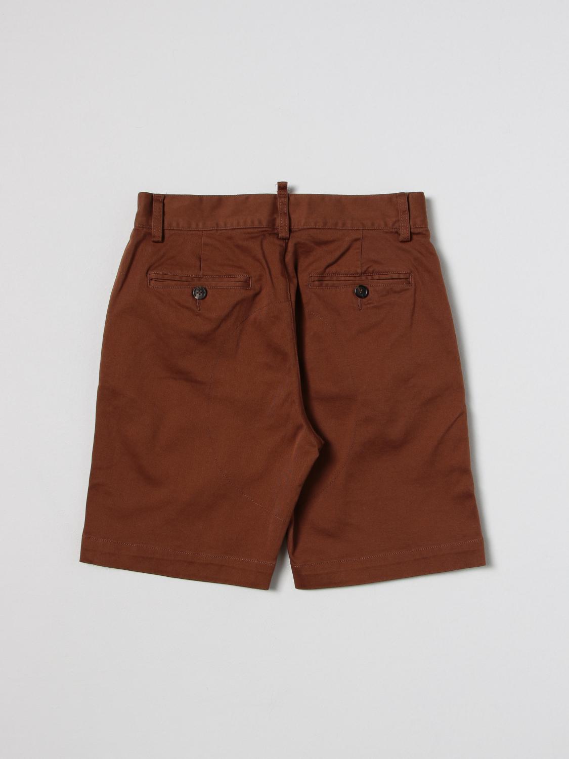 DSQUARED2 PANTACOURT: Pantacourt enfant Dsquared2 Junior, Marron - Img 2