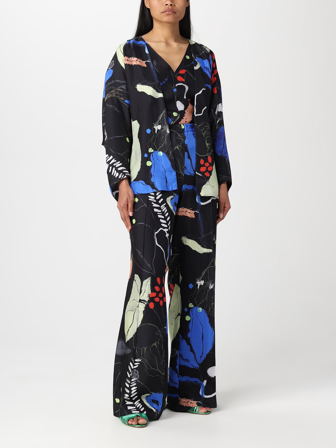 ALYSI PANTS: Pants woman Alysi, Black - Img 2