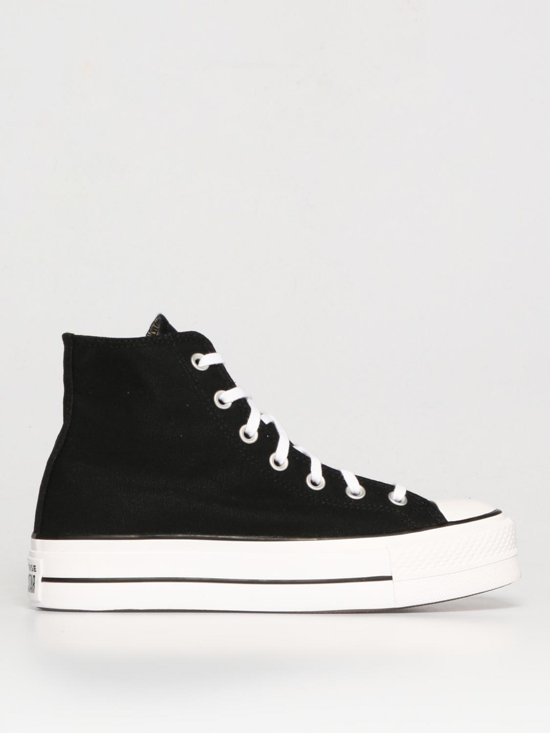 CONVERSE SNEAKERS: Sneakers Chuck Taylor All Star Platform Converse in canvas, Nero - Img 1
