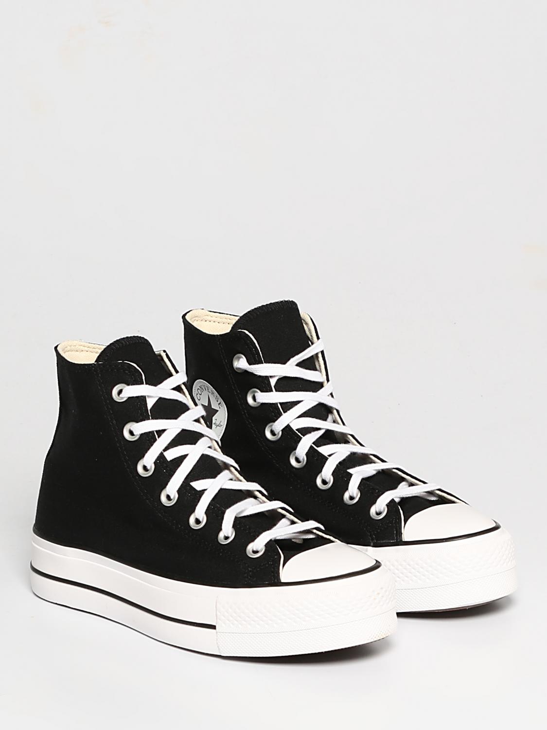 CONVERSE SNEAKERS: Sneakers Chuck Taylor All Star Platform Converse in canvas, Nero - Img 2