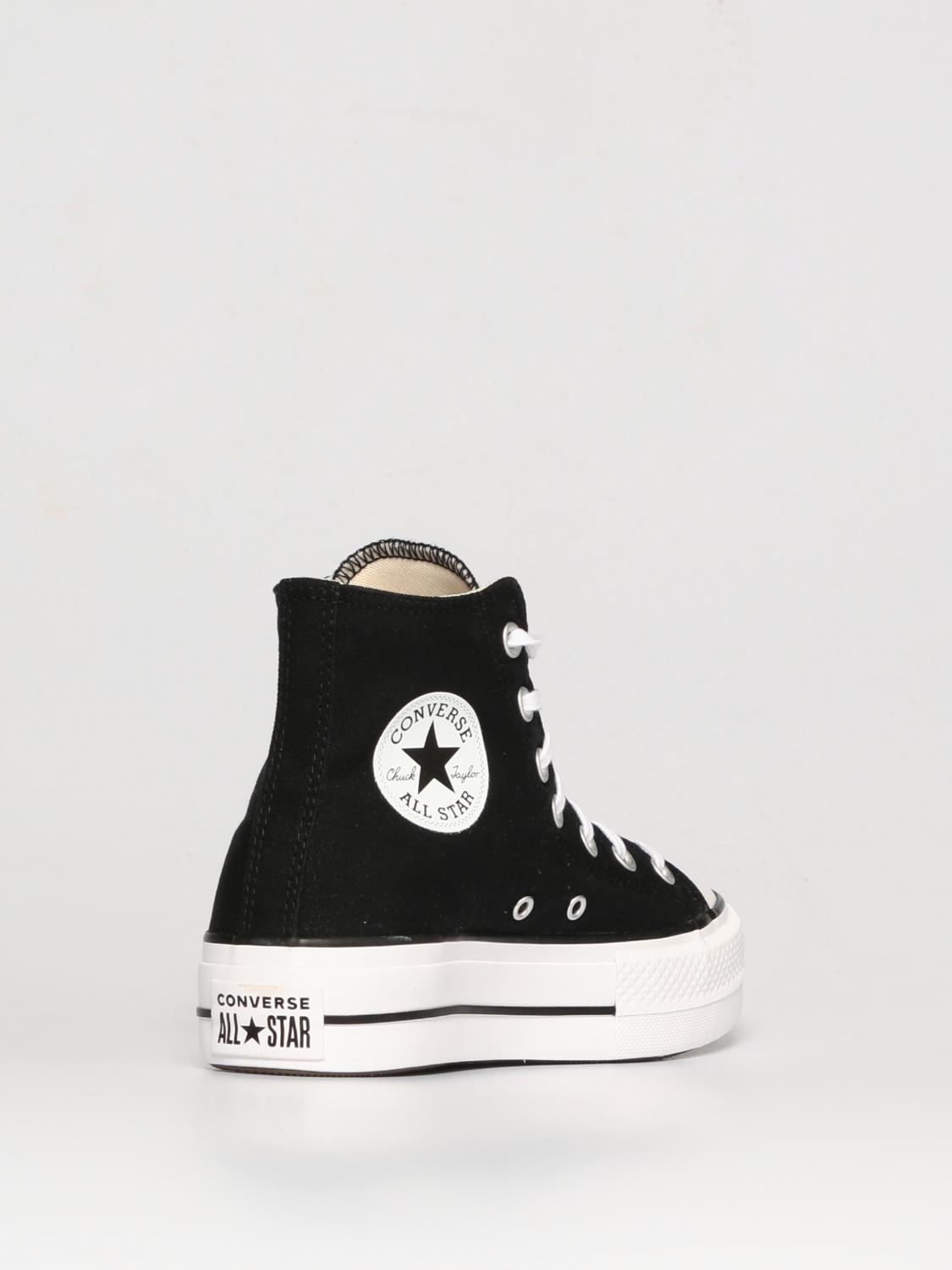 CONVERSE SNEAKERS: Sneakers Chuck Taylor All Star Platform Converse in canvas, Nero - Img 3