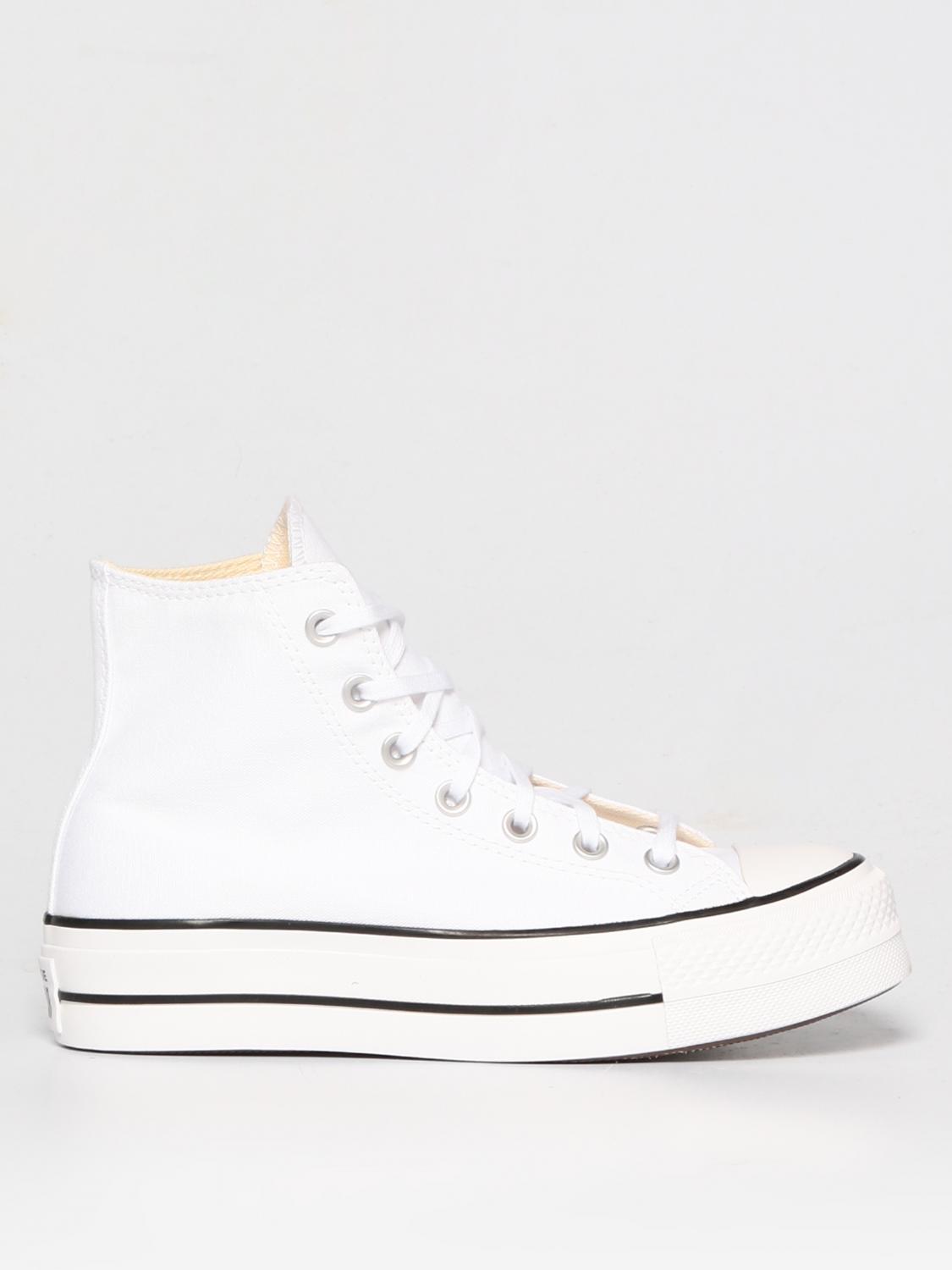 CONVERSE SNEAKERS: Sneakers Chuck Taylor All Star Platform Converse in canvas, Bianco - Img 1