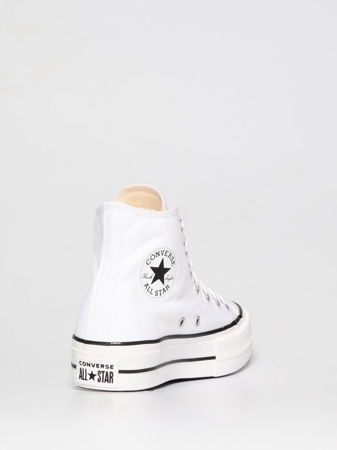 CONVERSE SNEAKERS: Sneakers Chuck Taylor All Star Platform Converse in canvas, Bianco - Img 3