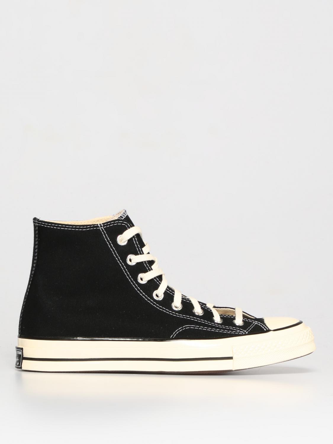 CONVERSE SNEAKERS: Sneakers Chuck 70 Converse in canvas, Nero - Img 1