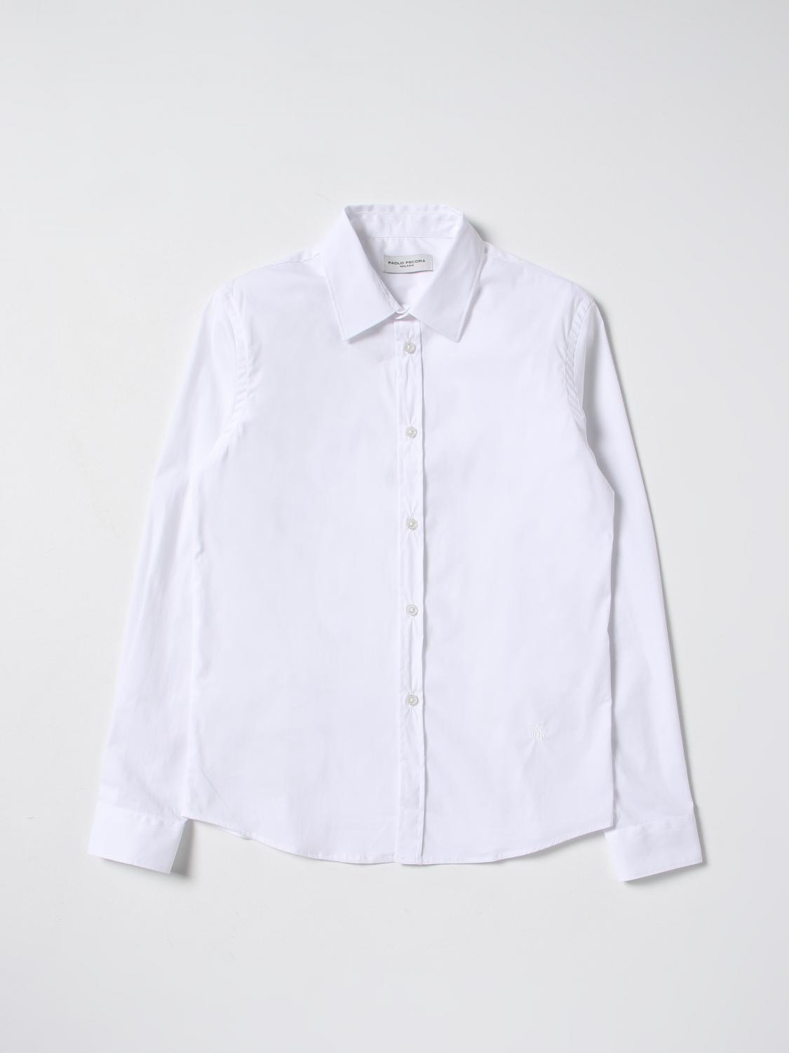 PAOLO PECORA CAMISA: Camisa niños Paolo Pecora, Blanco - Img 1