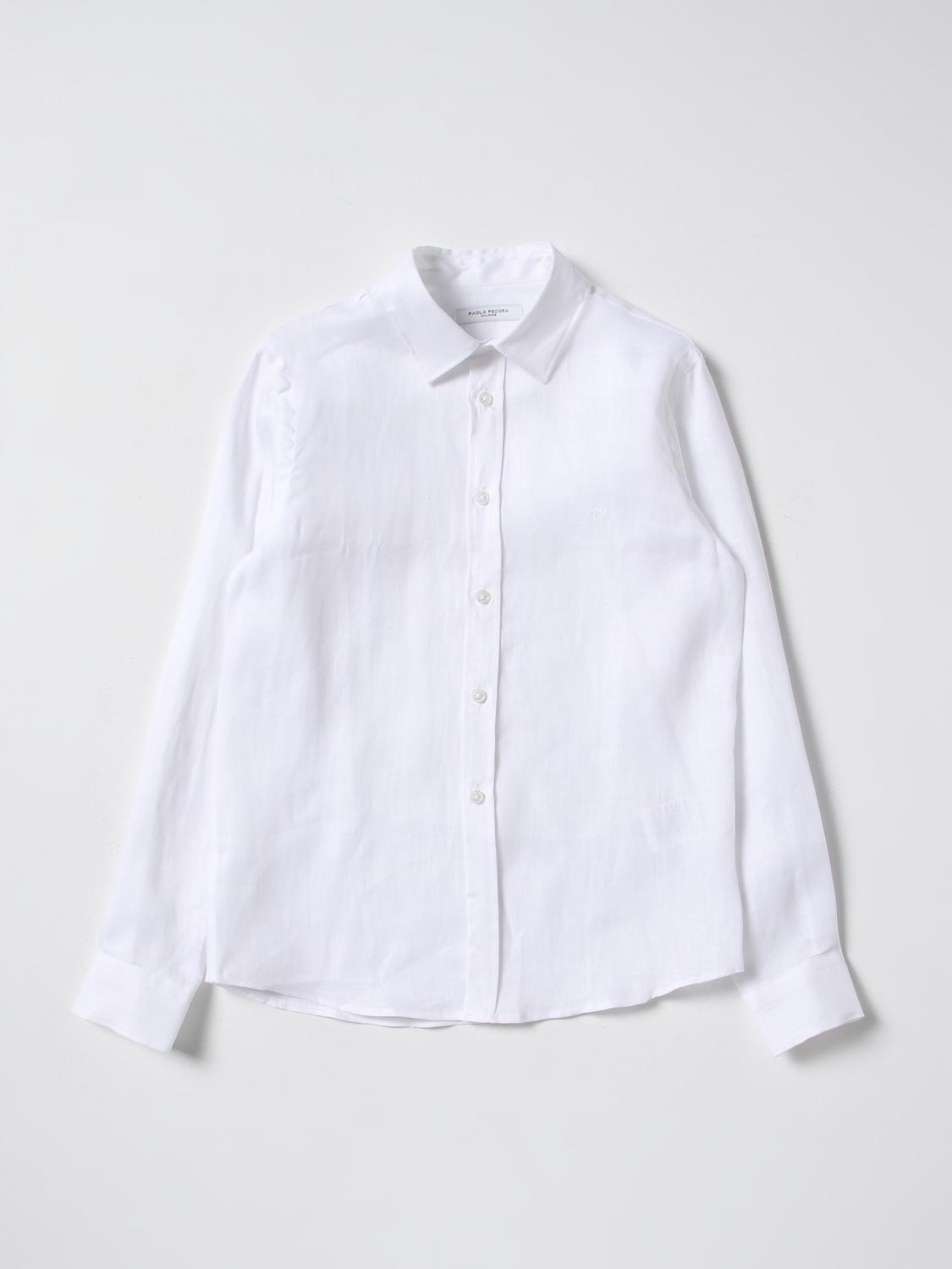 PAOLO PECORA CAMISA: Camisa niños Paolo Pecora, Blanco - Img 1