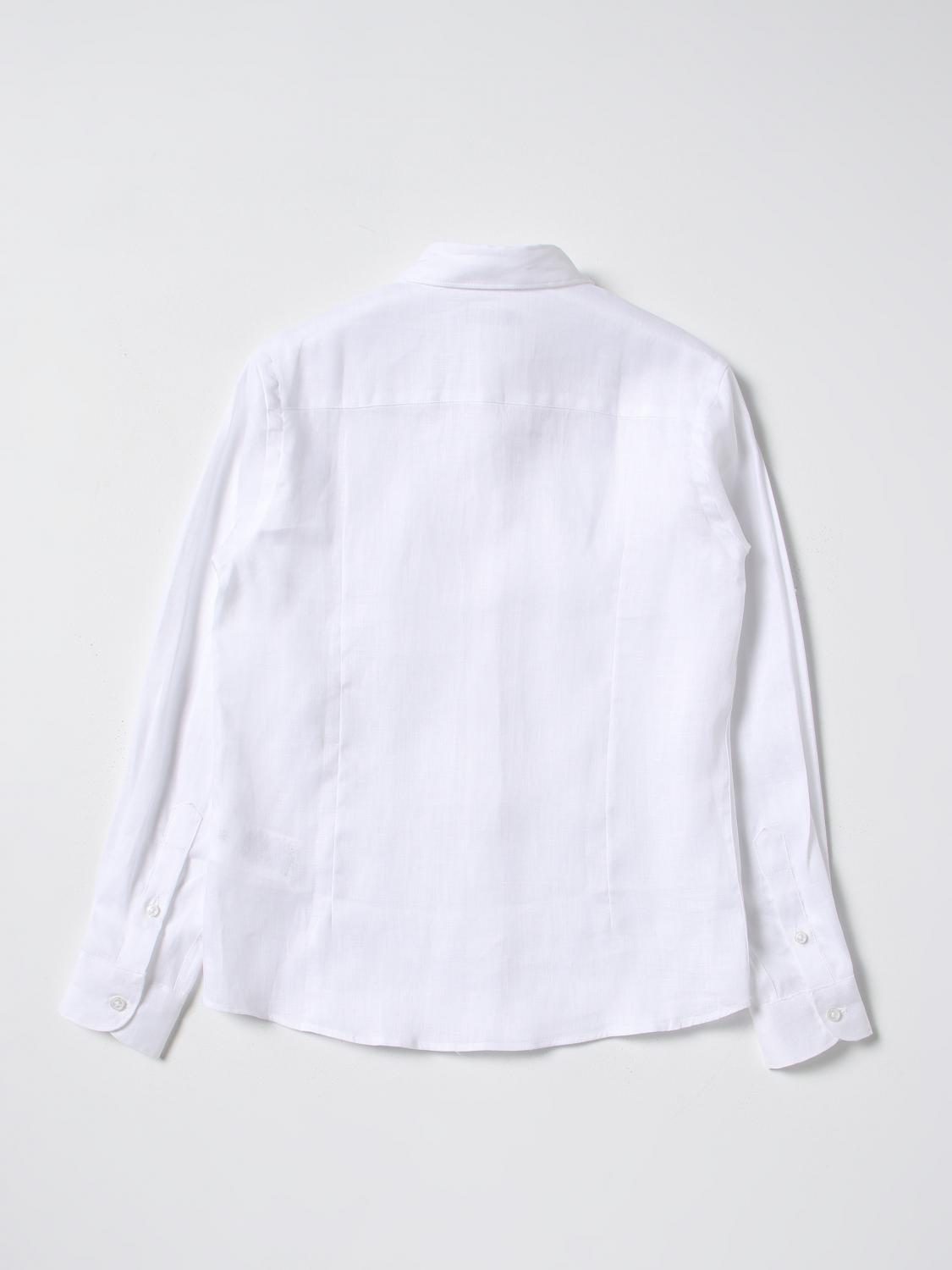 PAOLO PECORA CAMISA: Camisa niños Paolo Pecora, Blanco - Img 2