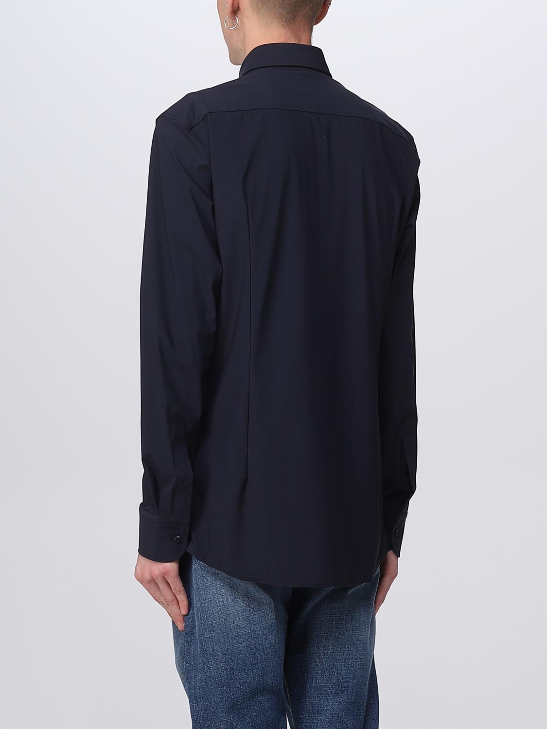 BOSS CAMICIA: Camicia Boss in jersey stretch, Blue - Img 2