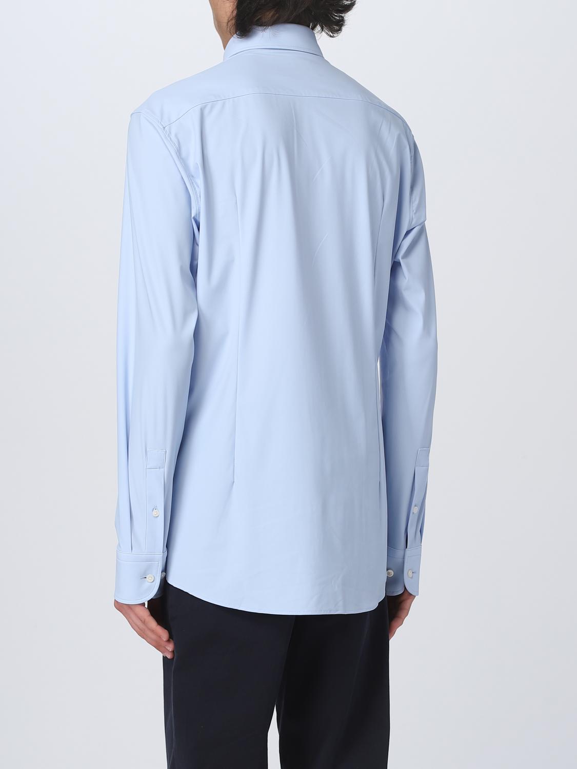 BOSS CAMICIA: Camicia Boss in jersey stretch, Azzurro - Img 2