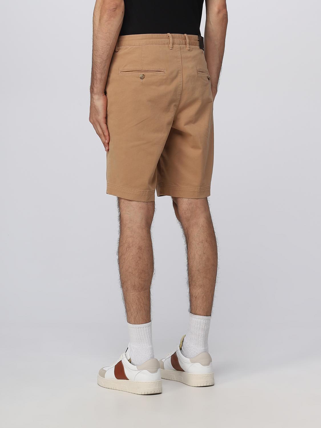 BOSS PANTALONCINI: Pantaloncino Boss in gabardine di cotone, Beige - Img 2
