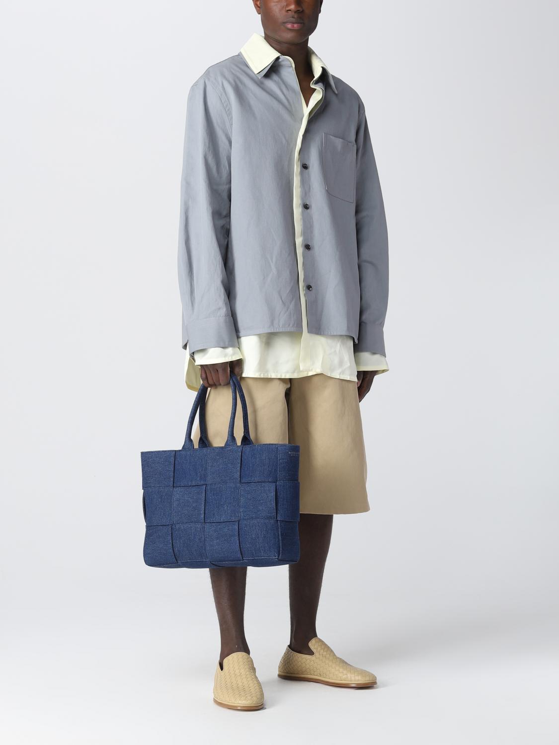 BOTTEGA VENETA シャツ: シャツ メンズ Bottega Veneta, グレー - Img 2