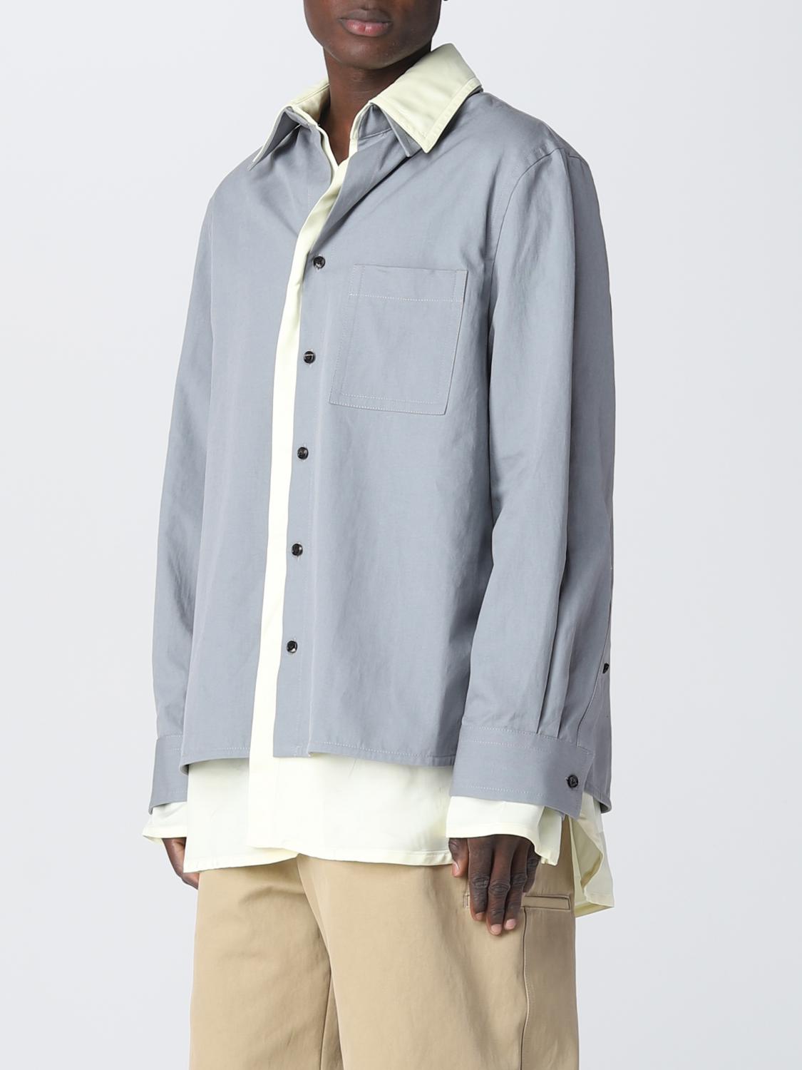 BOTTEGA VENETA シャツ: シャツ メンズ Bottega Veneta, グレー - Img 4