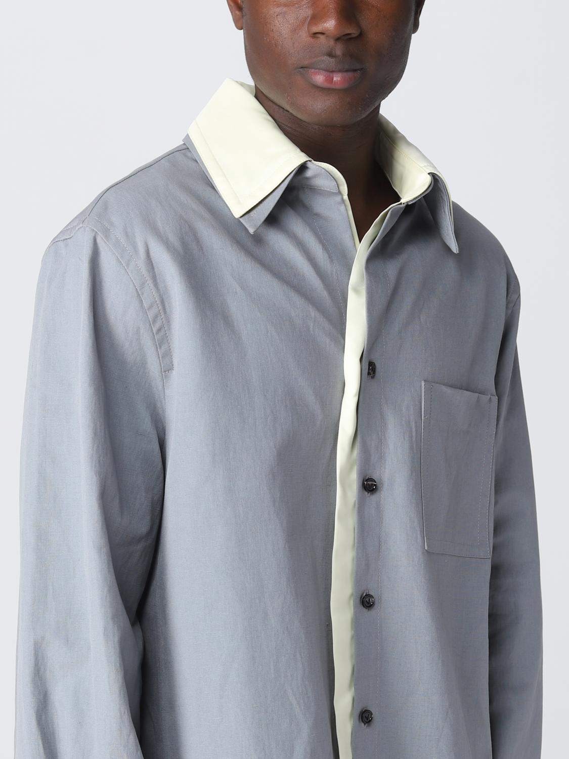 BOTTEGA VENETA シャツ: シャツ メンズ Bottega Veneta, グレー - Img 5