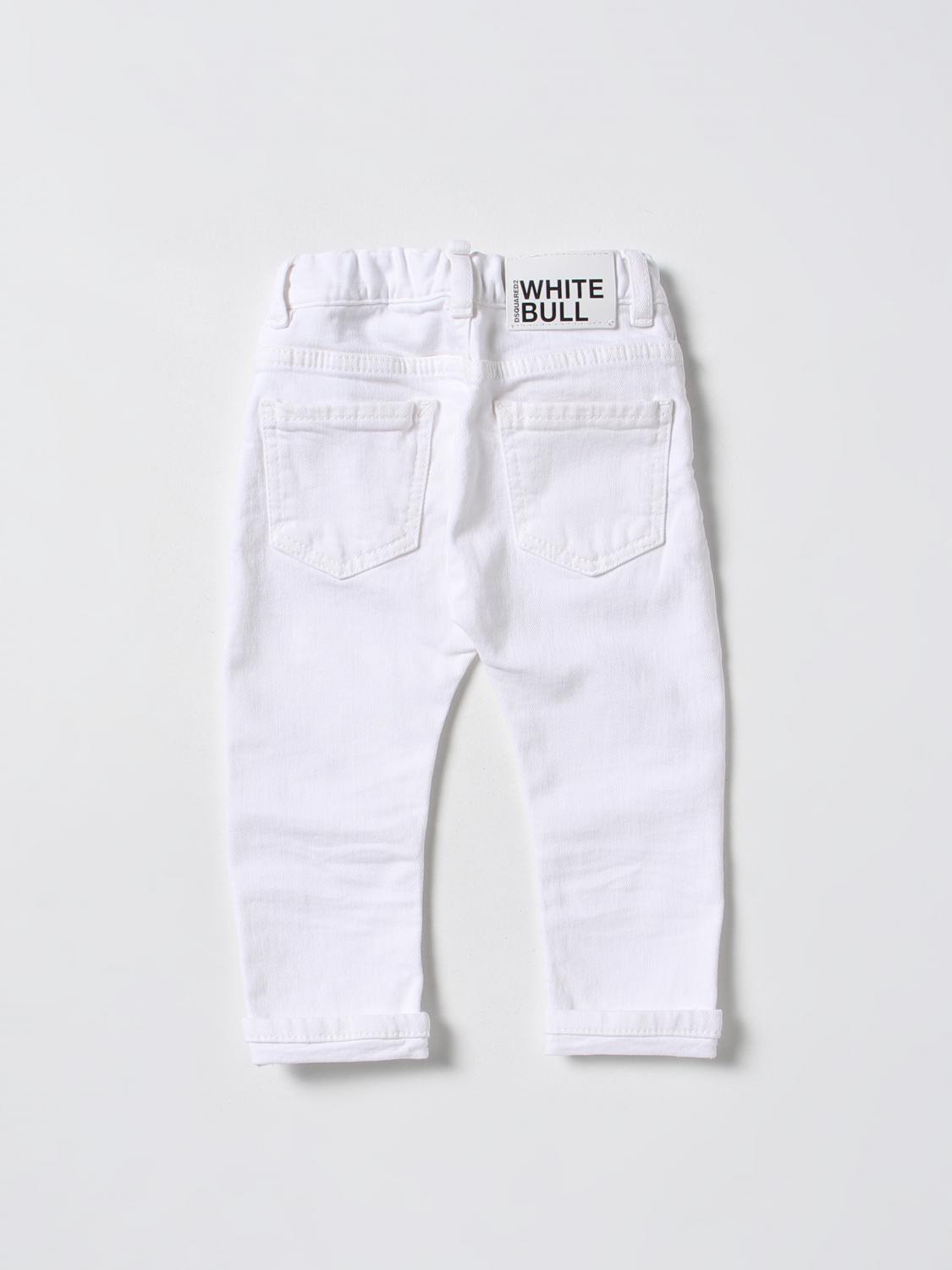 DSQUARED2 JEANS: Vaquero niños Dsquared2 Junior, Blanco - Img 2