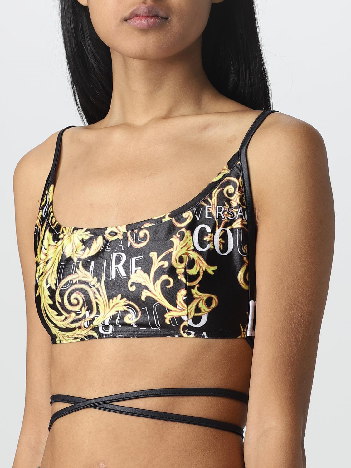 VERSACE JEANS COUTURE TOP: Top mujer Versace Jeans Couture, Negro - Img 4