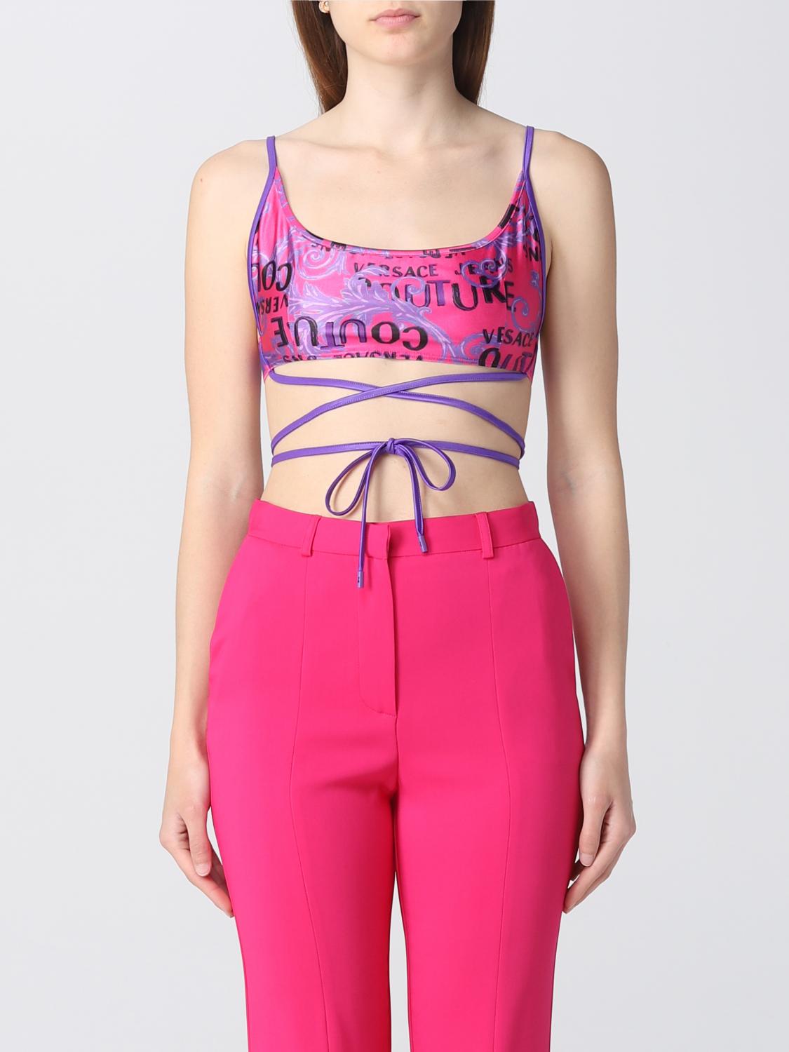 VERSACE JEANS COUTURE TOP: Top mujer Versace Jeans Couture, Violeta - Img 1