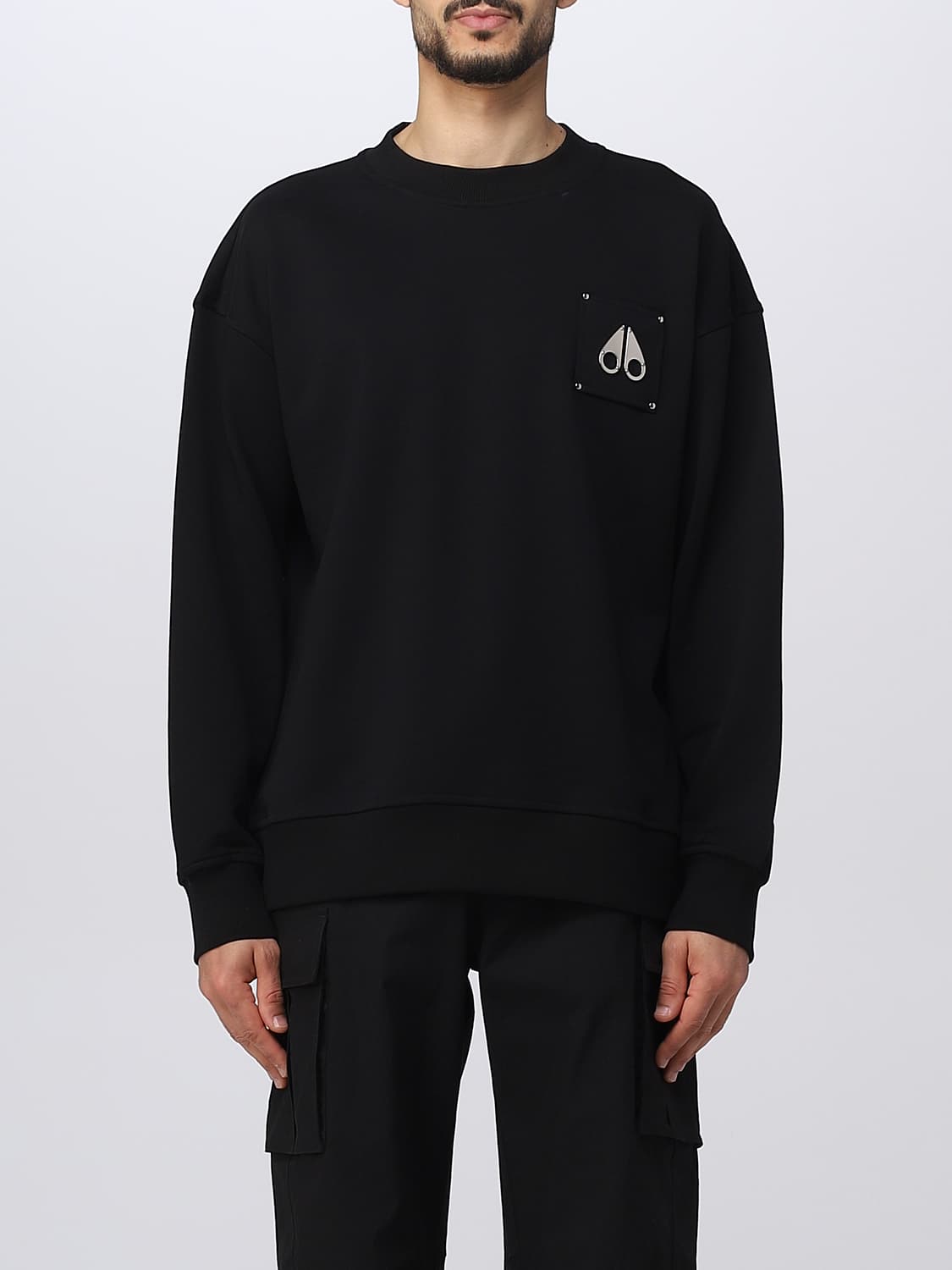 MOOSE KNUCKLES SWEATSHIRT: Sweatshirt men Moose Knuckles, Black - Img 1