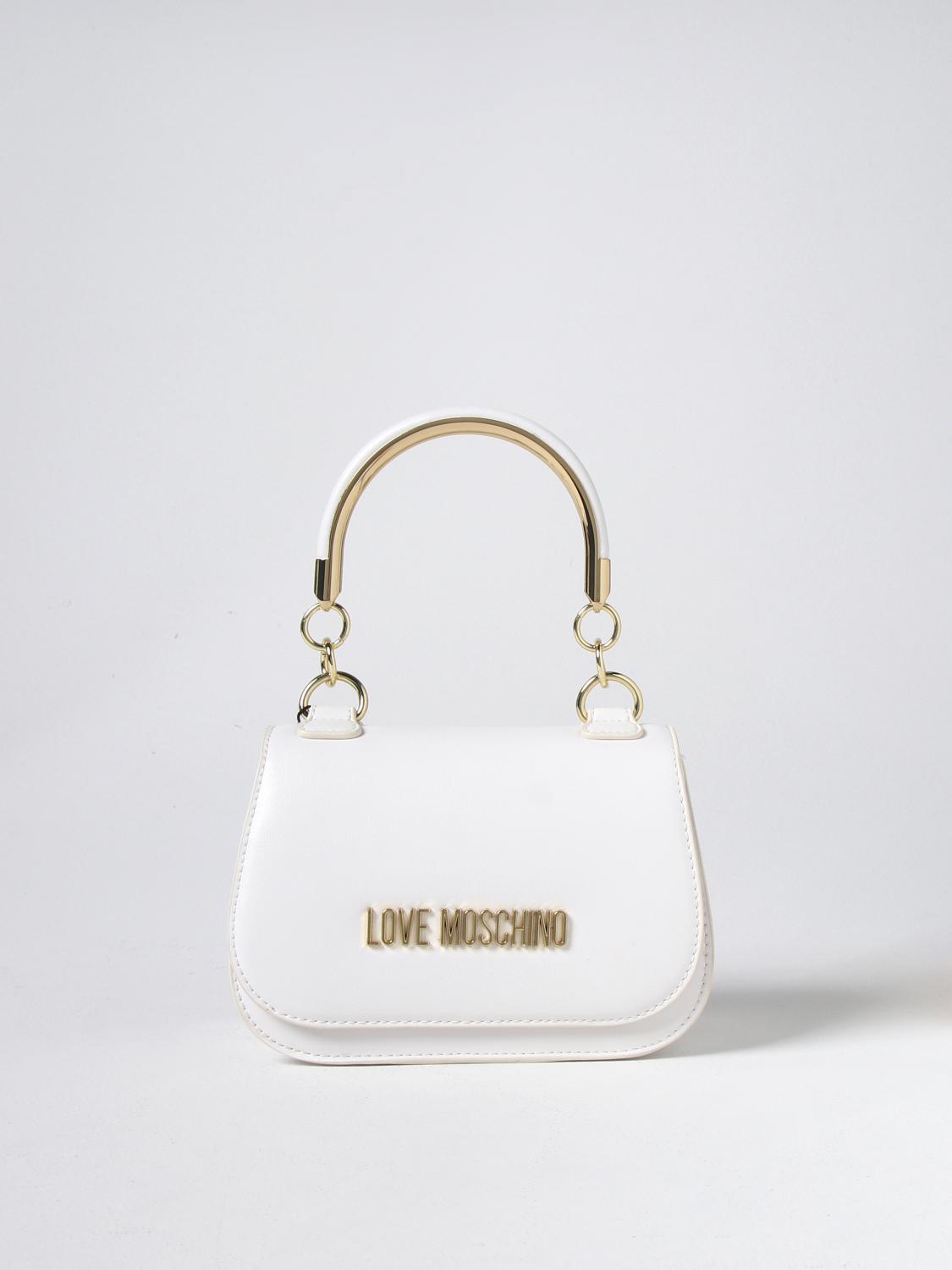 LOVE MOSCHINO: Shoulder bag woman - White | Love Moschino