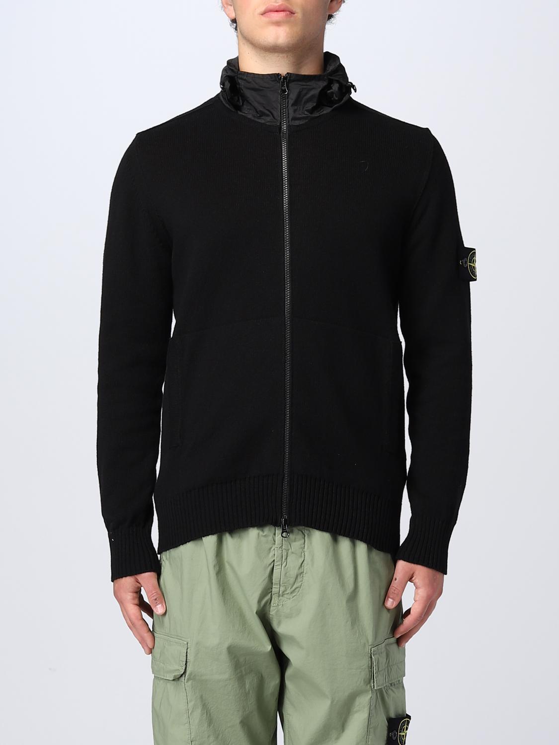 STONE ISLAND PULLOVER: Pullover herren Stone Island, Schwarz - Img 1