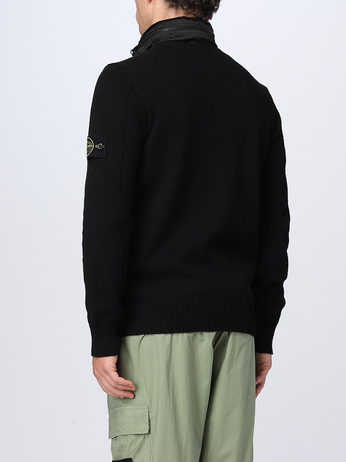 STONE ISLAND PULLOVER: Pullover herren Stone Island, Schwarz - Img 3