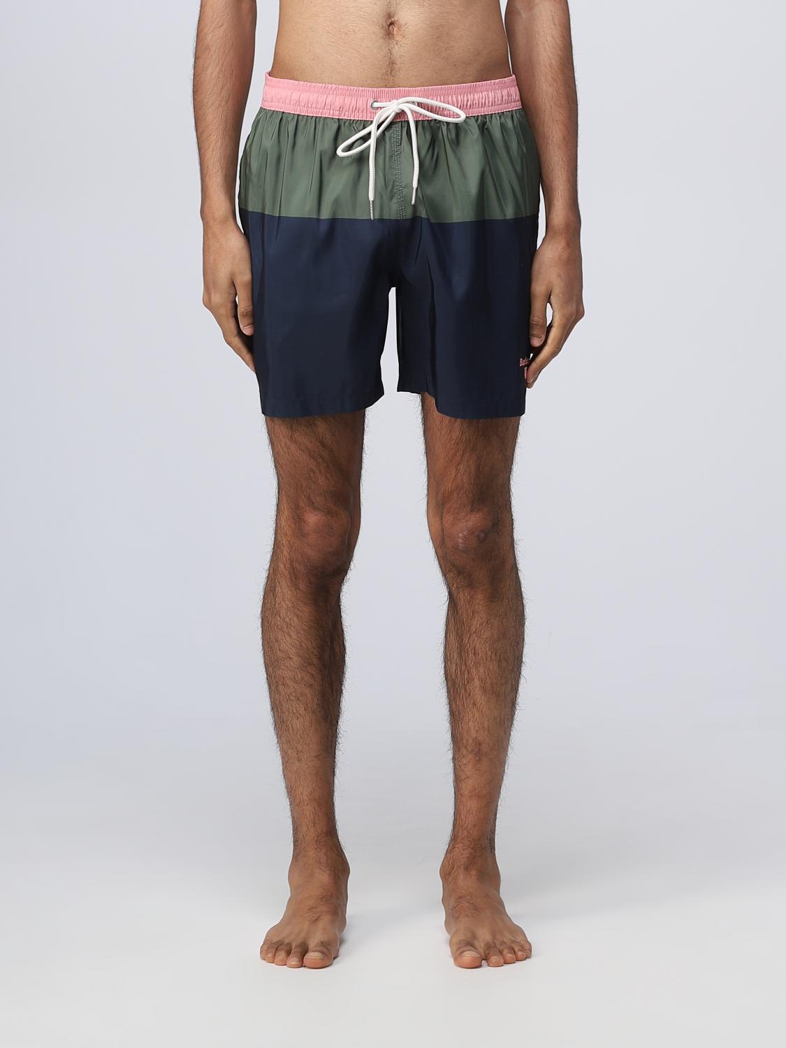 BARBOUR: Swimsuit men Pink Barbour swimsuit MSW0056 online at