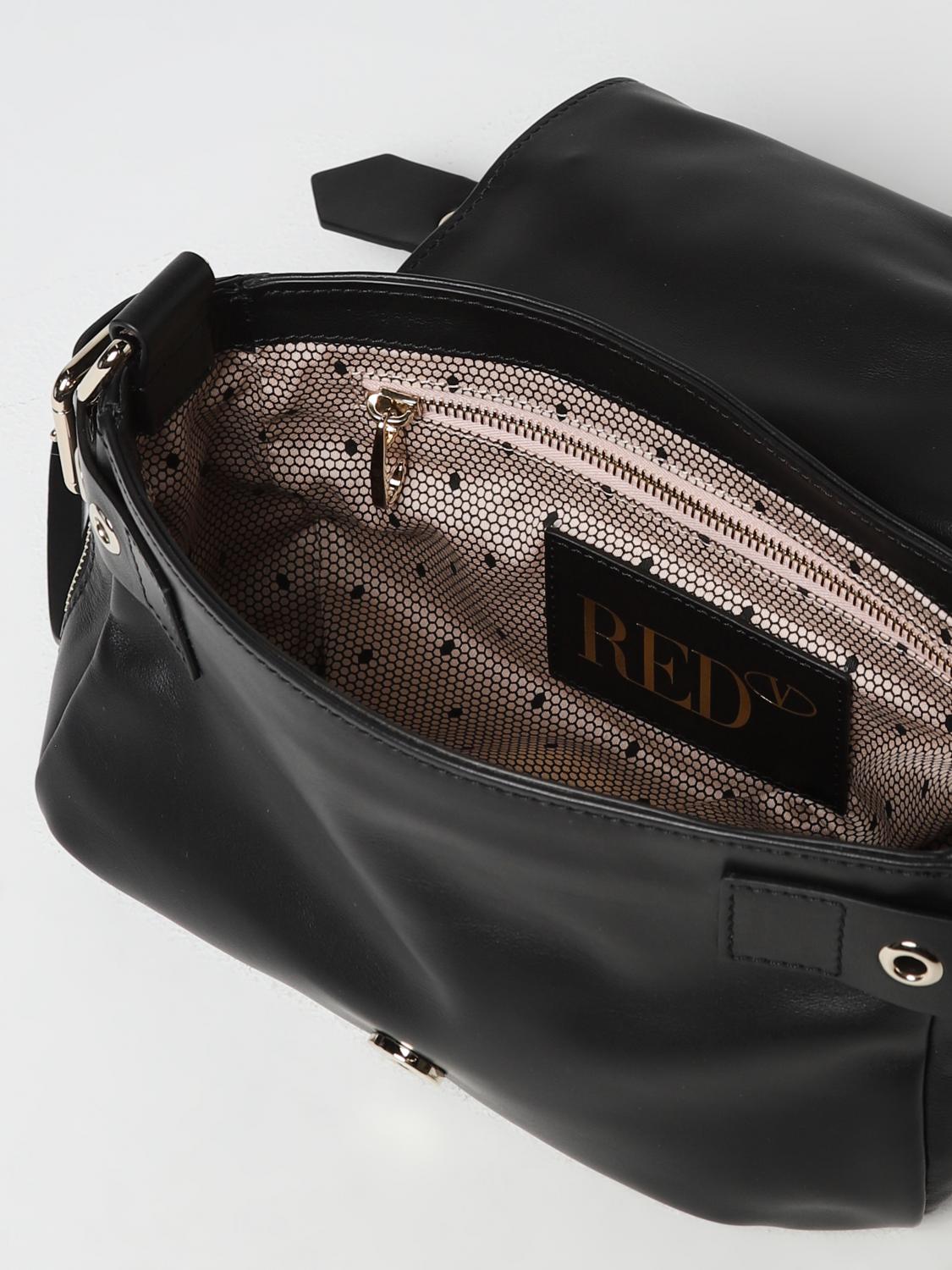 RED(V) SCHULTERTASCHE: Umhängetasche damen Red(v), Schwarz - Img 4