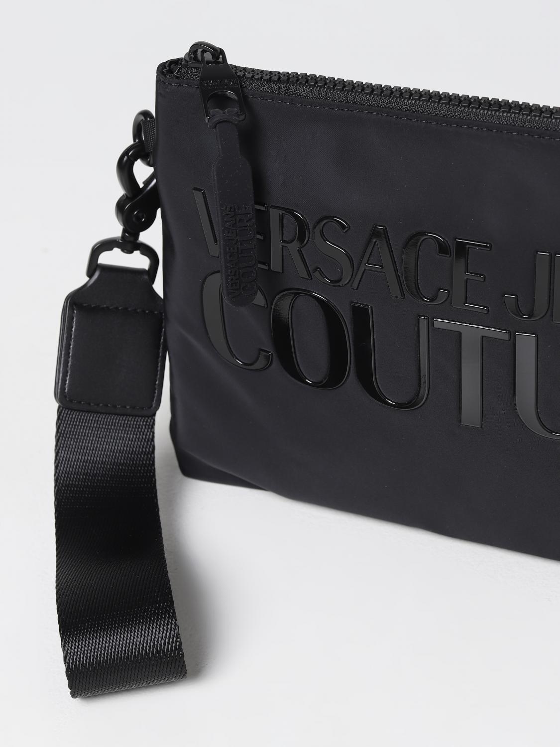 Versace Jeans Couture clutch bag in nylon - Black | 74YA4B9AZS394