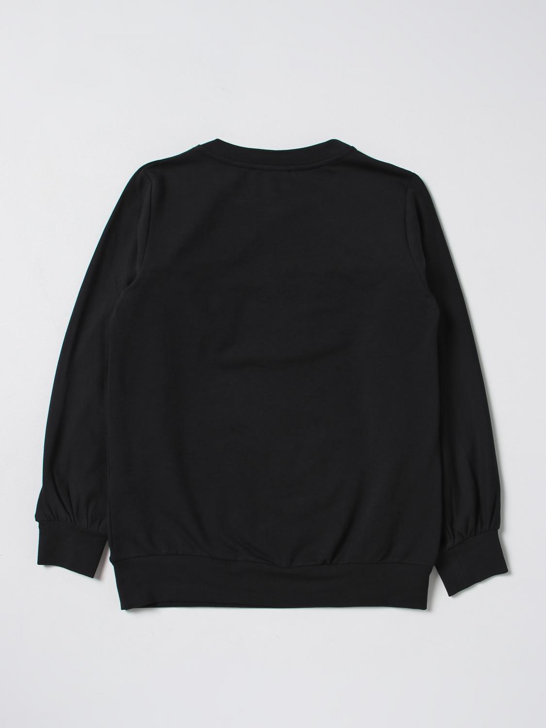 MISS BLUMARINE PULLOVER: Pullover kinder Miss Blumarine, Schwarz - Img 2