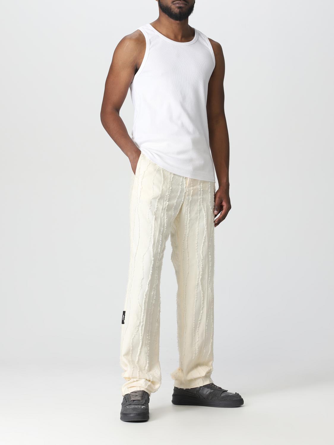 MSGM PANTALON: Pantalon homme MSGM, Beurre - Img 2