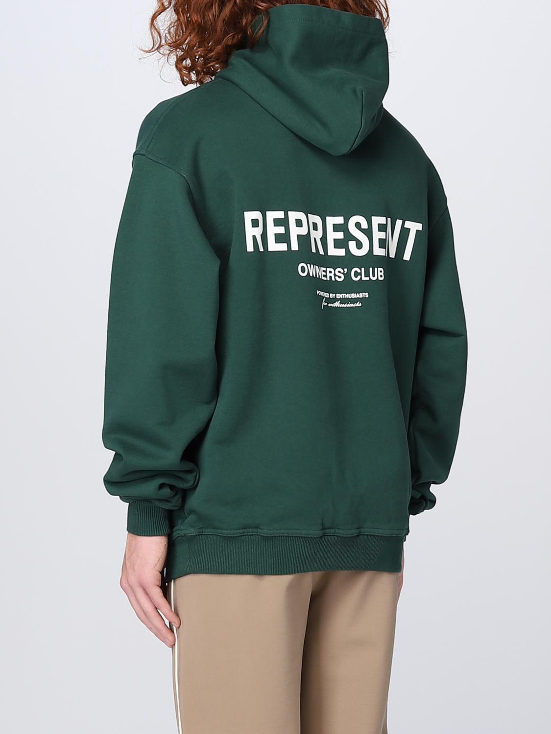 REPRESENT 卫衣: 卫衣 男士 Represent, 绿色 - Img 2