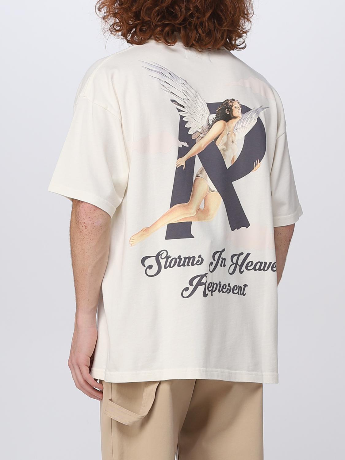 REPRESENT T-SHIRT: T-shirt homme Represent, Blanc - Img 2